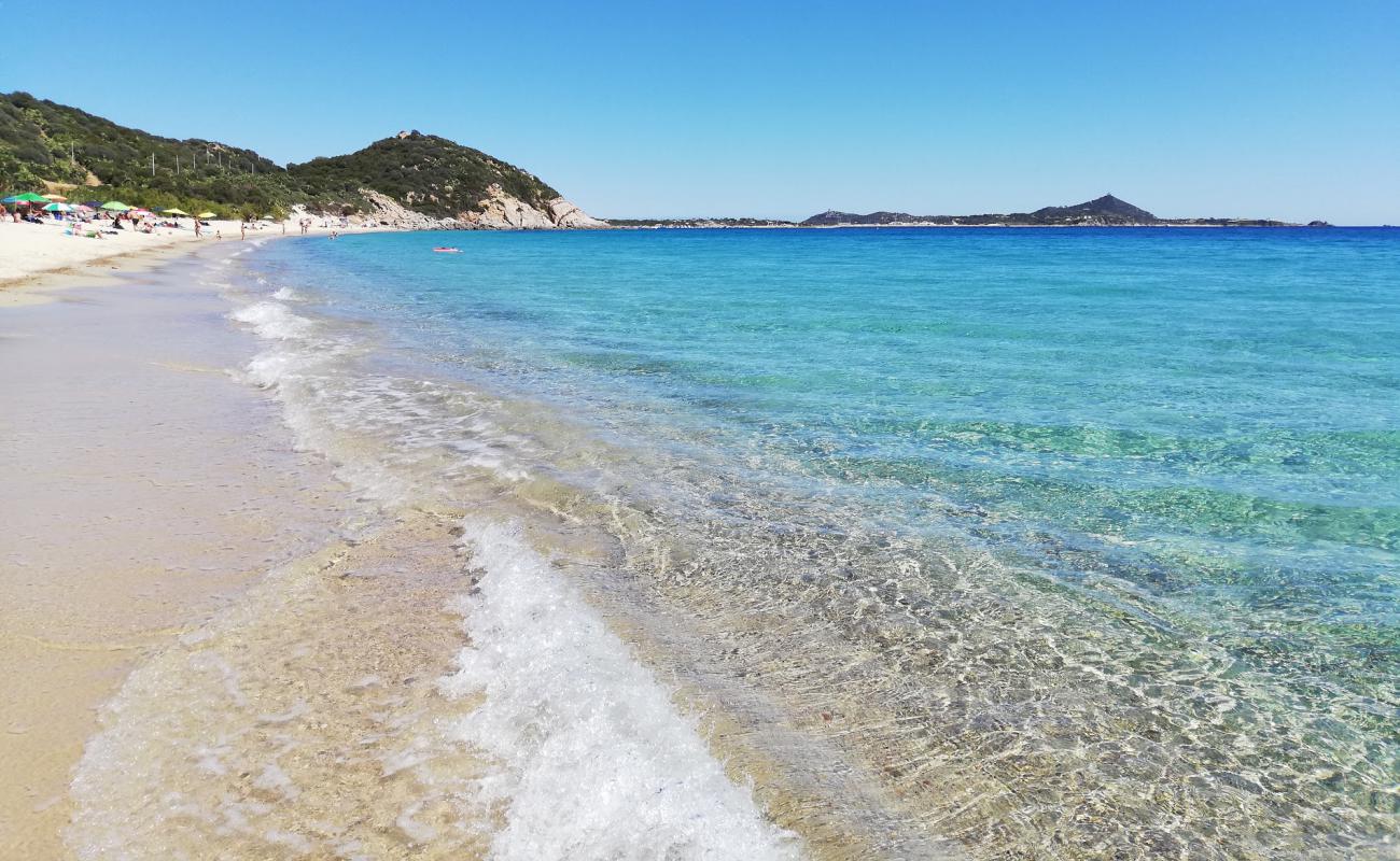 Foto af Campus Strand med lys fint sand overflade