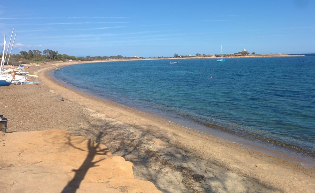 Foto af Spiaggia di Nora II med let sand og småsten overflade