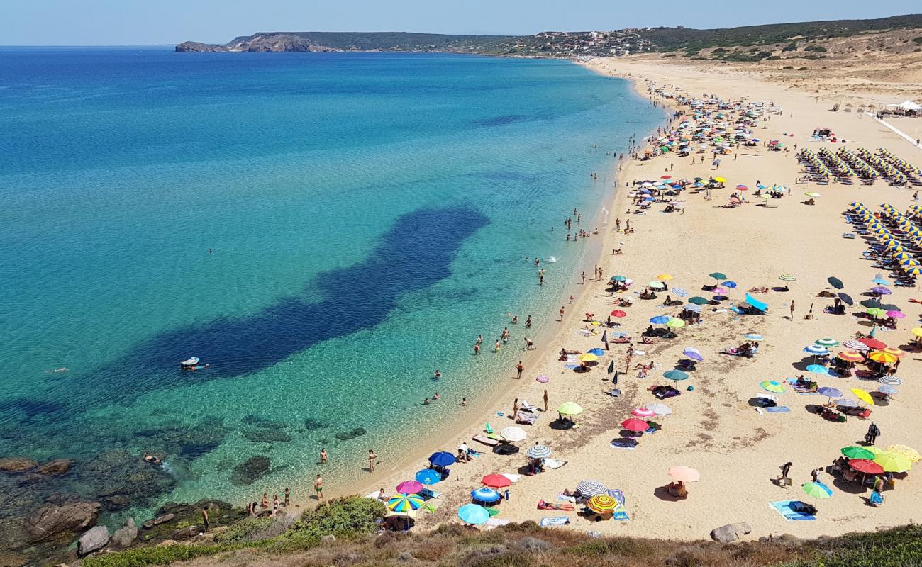 Foto af Torre dei Corsari Strand med lys fint sand overflade