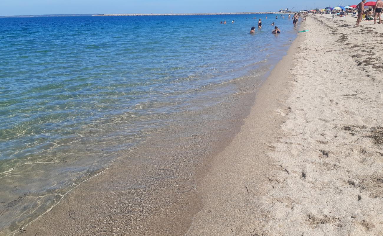 Foto af Abbarossa beach med lys fint sand overflade