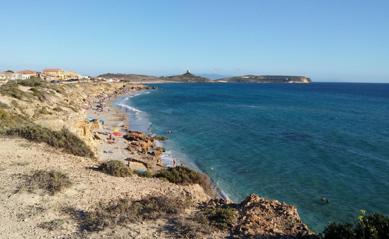 Foto af San Giovanni Di Sinis med lys fint sand overflade