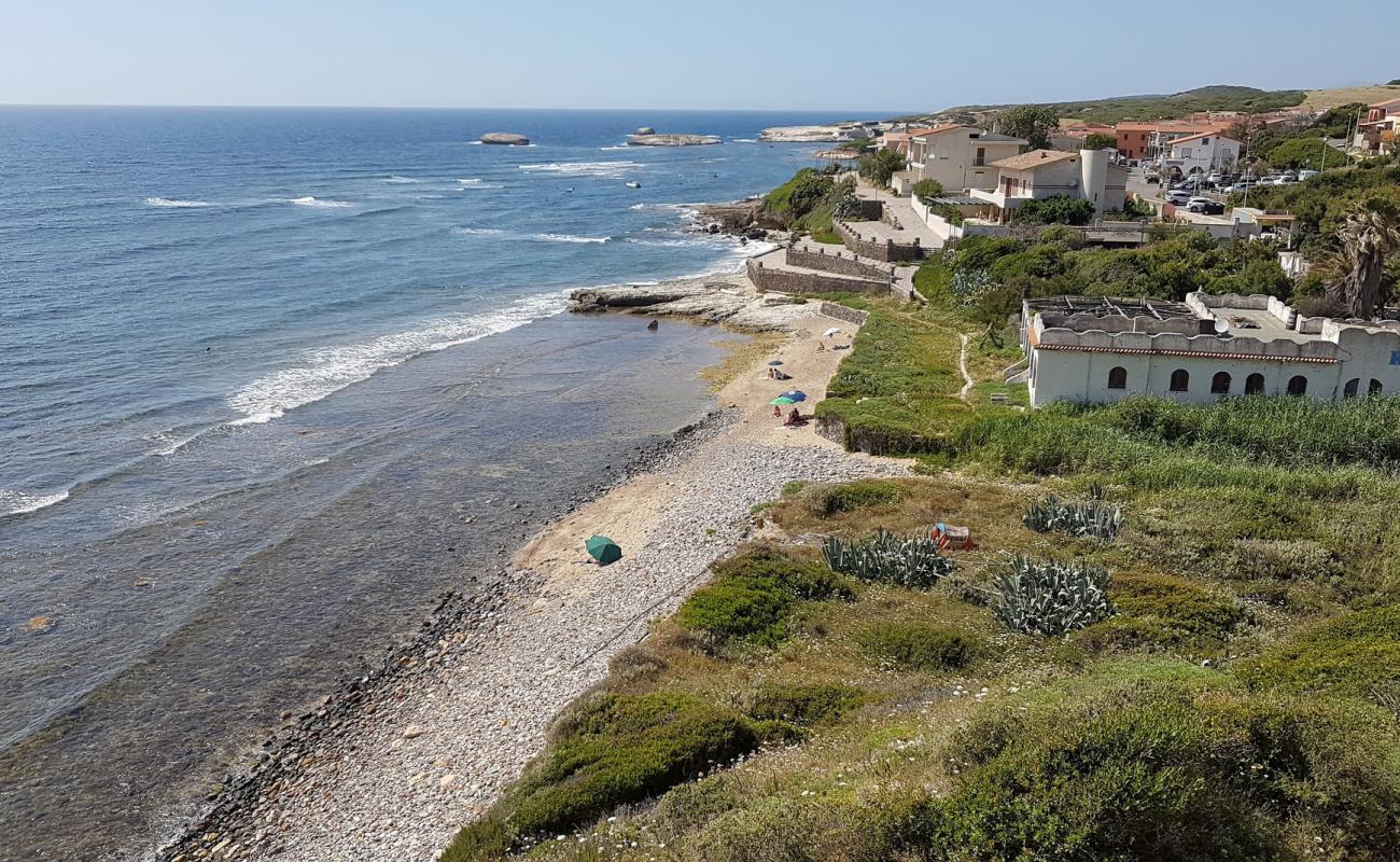 Foto af Spiaggia dei Preti (Spiaggia Stella) med let sand og småsten overflade