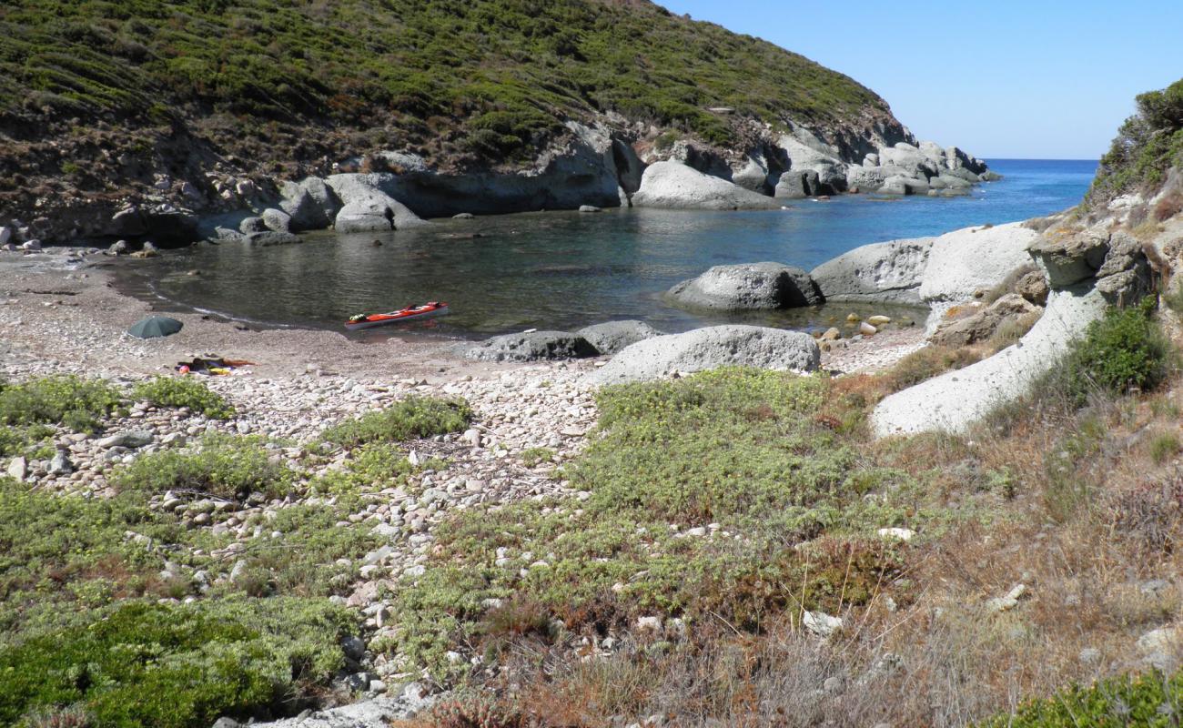 Foto af Cala Rapina med let sten overflade