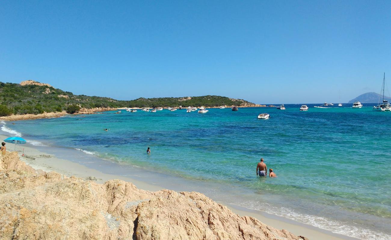 Foto af Cala Petra Ruja med lys sand overflade