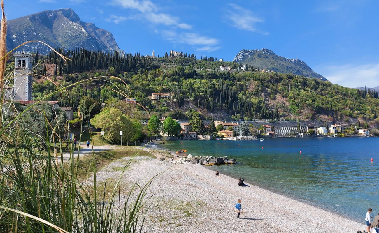 Foto af Bau Beach Toscolano Maderno med grå fin sten overflade