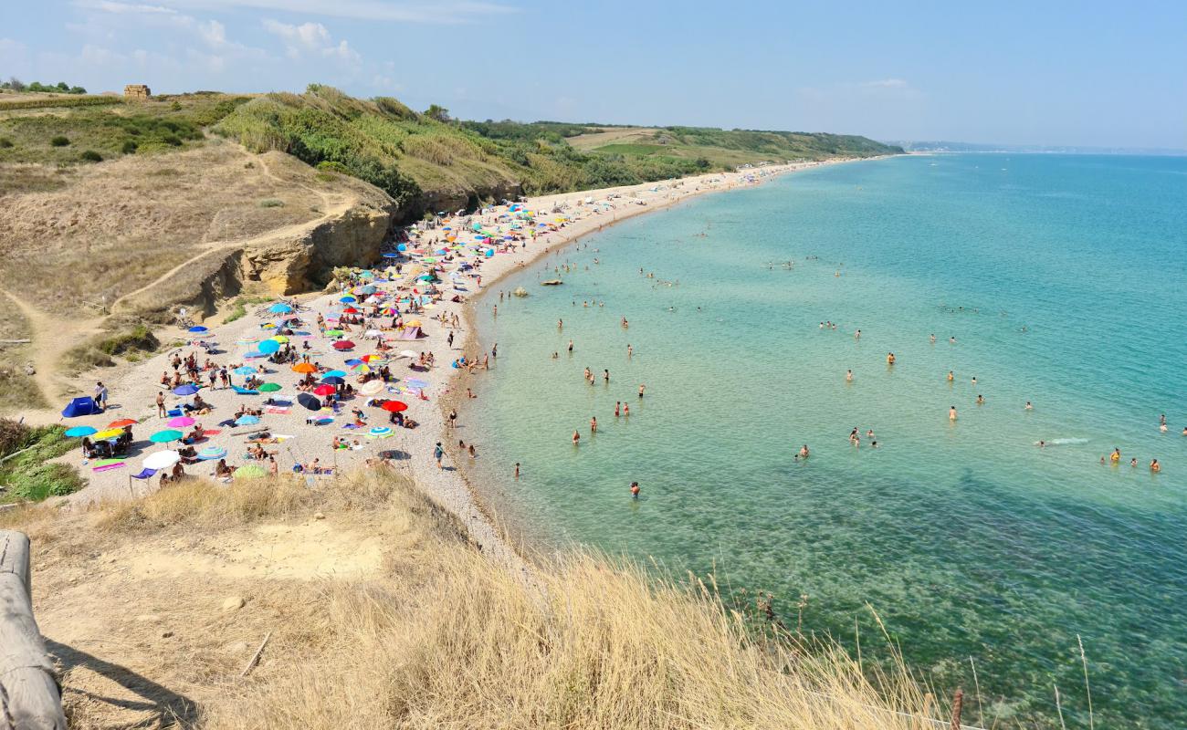 Foto af Spiaggia di Punta Aderci med grå sten overflade