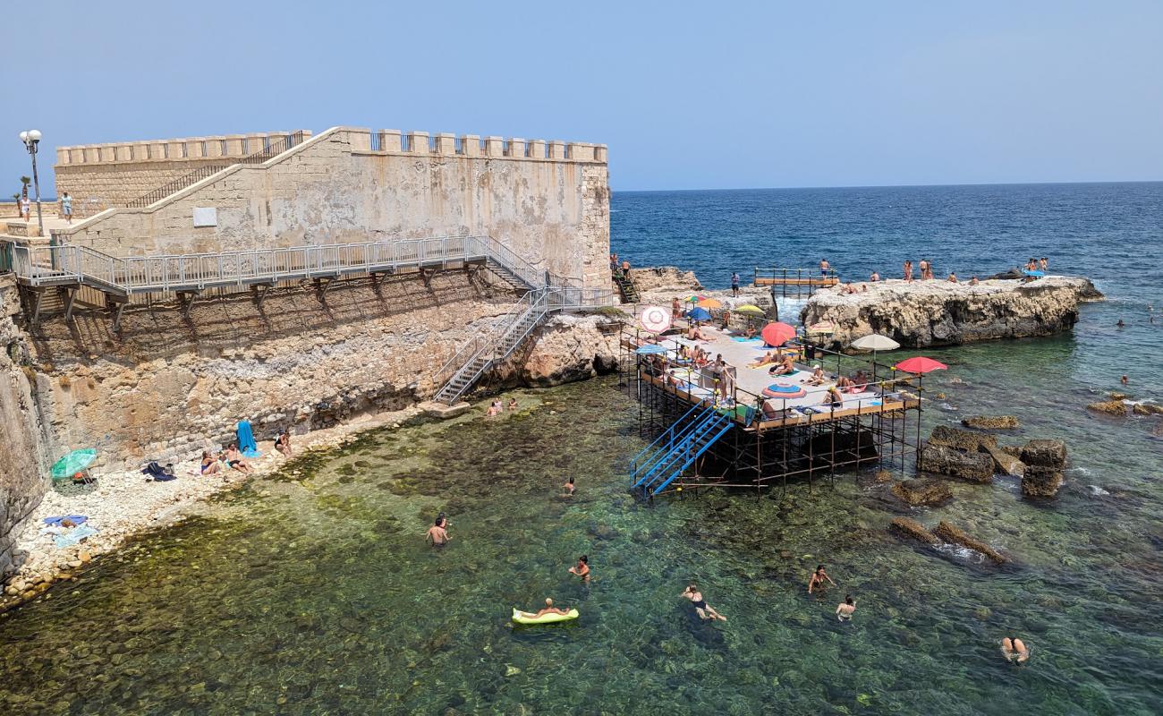 Foto af Spiaggia Diana nel Forte med sten overflade