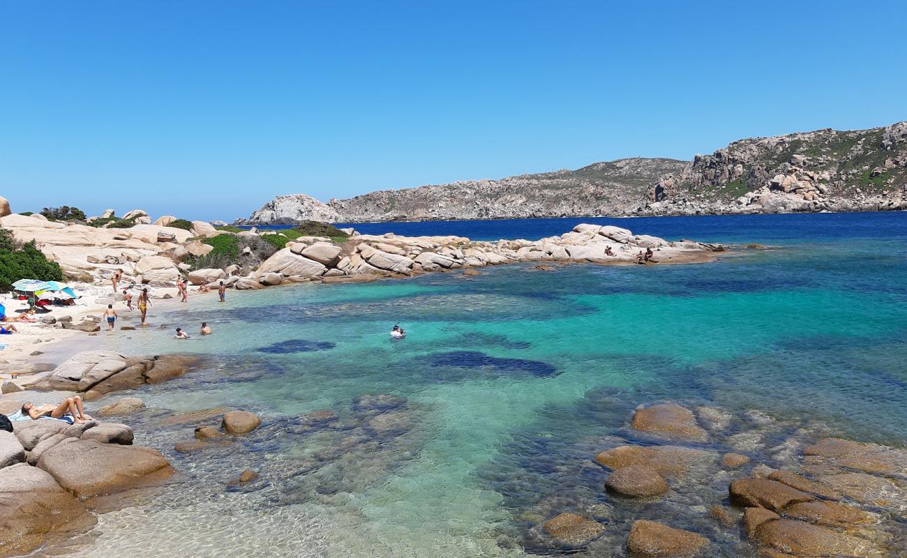 Foto af Spiaggia di Colonne Romane med let fin sten overflade