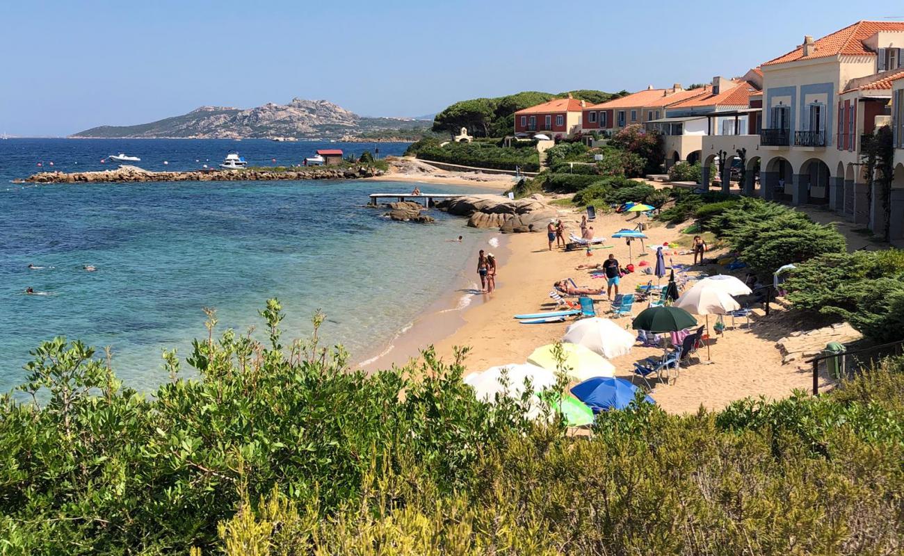 Foto af Spiaggia Porto Faro med lys sand overflade