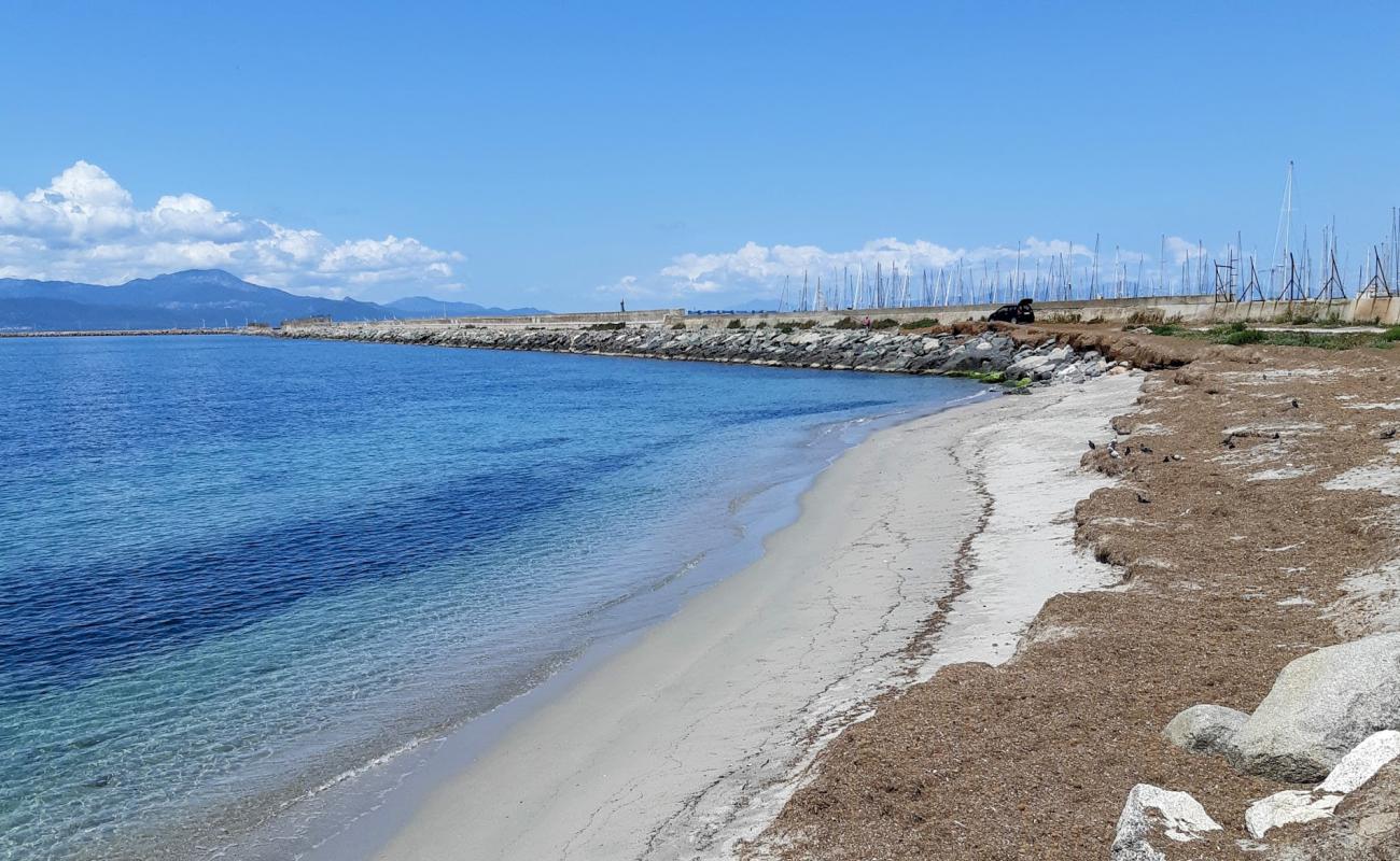 Foto af Spiaggia della Diga med lys sand overflade