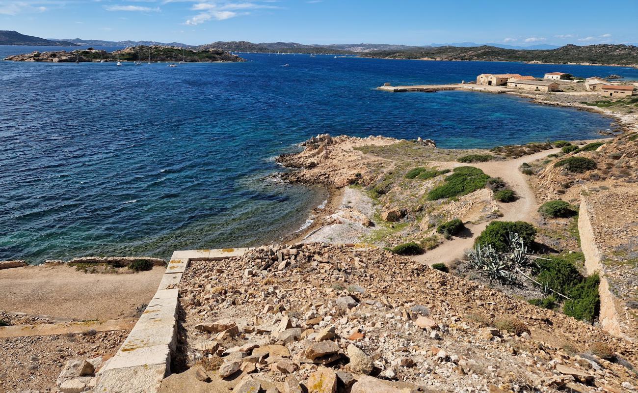 Foto af Spiaggia La Maddalena med let sten overflade