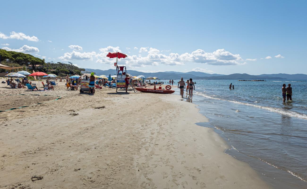 Foto af Spiaggia Golfo del Sole med lys sand overflade