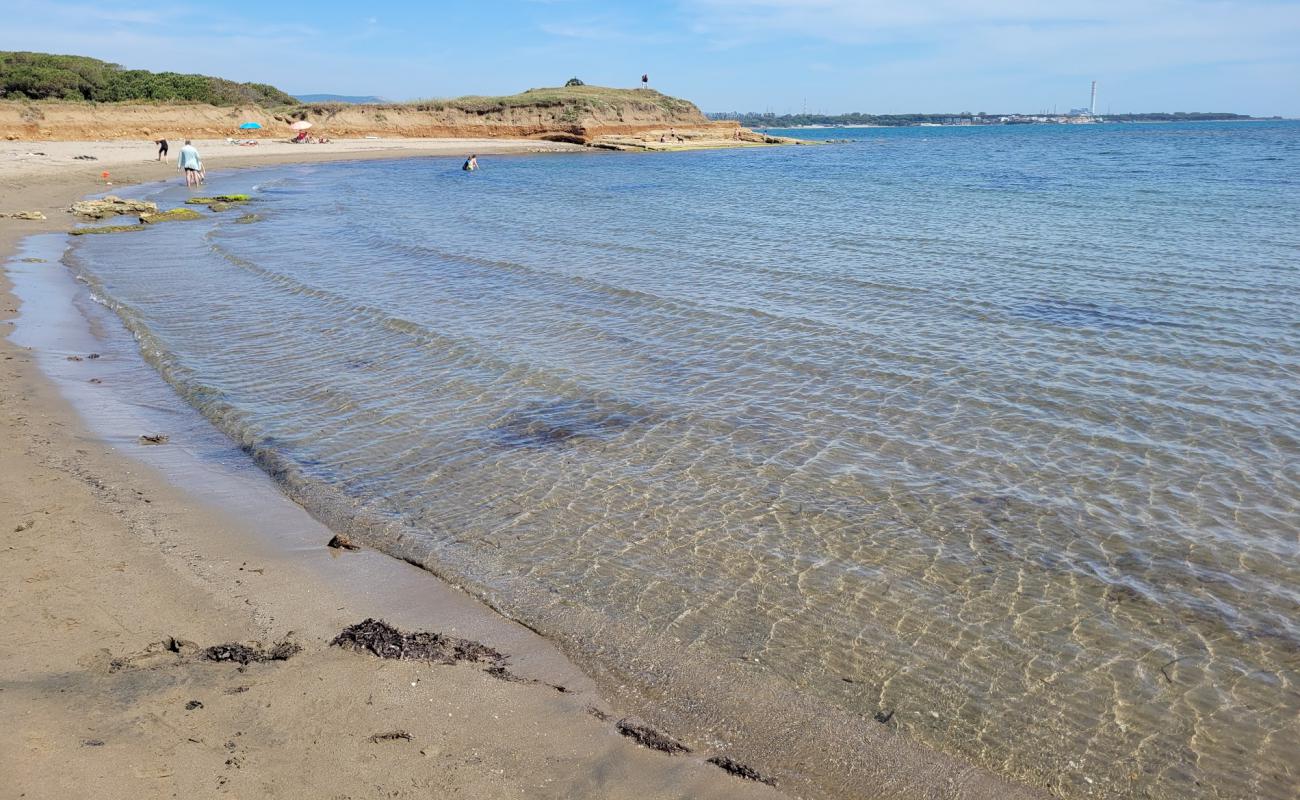 Foto af Punta delle Quaglie Lido med grå sand overflade