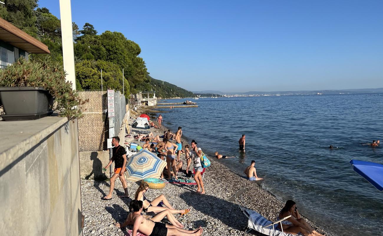 Foto af Spiaggia dei Filtri med grå fin sten overflade