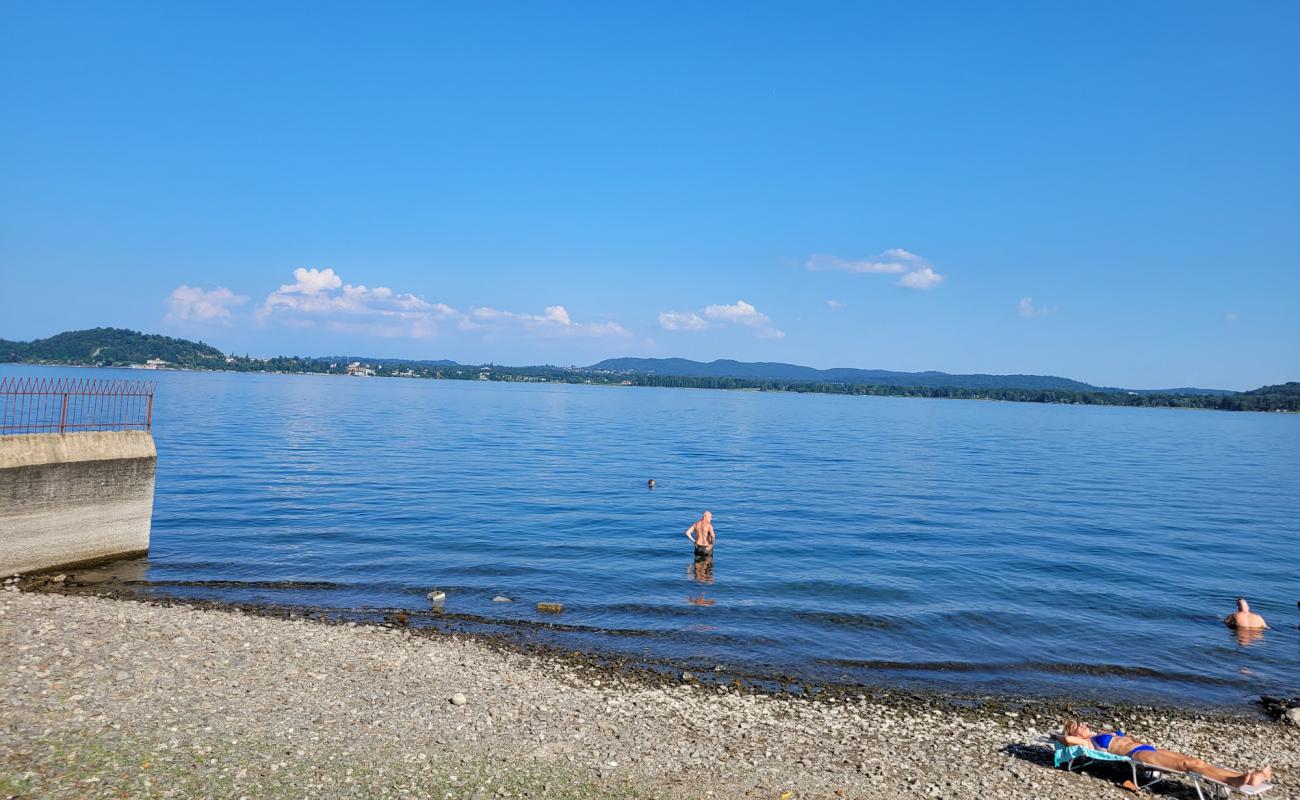 Foto af Spiaggia Castellaccio di Villa Lesa med sten overflade