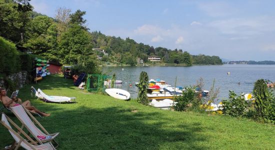 Spiaggia Comabbio, Camping Lago di Monate