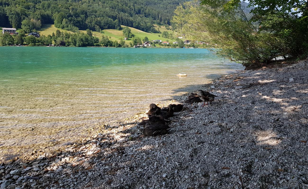 Foto af Freier Seezugang Oberburgau med let sten overflade