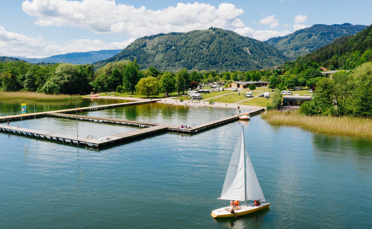 Foto af Seebad Ossiacher See med let fin sten overflade