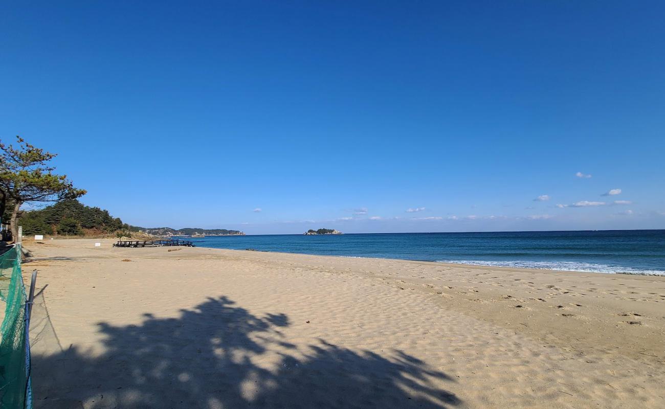 Foto af Jangyo Beach med lys sand overflade