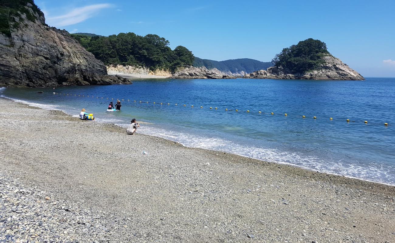 Foto af Hammok Beach med grå sten overflade