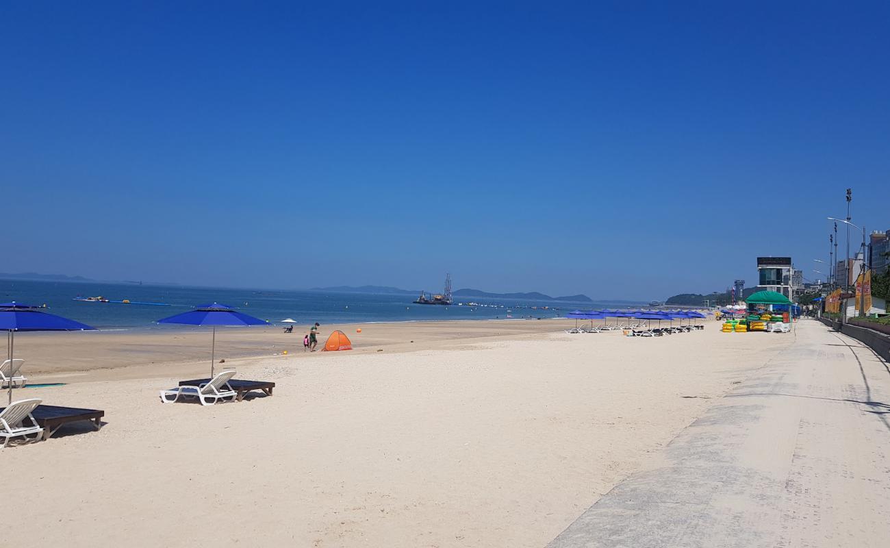 Foto af Daecheon Strand med lys sand overflade