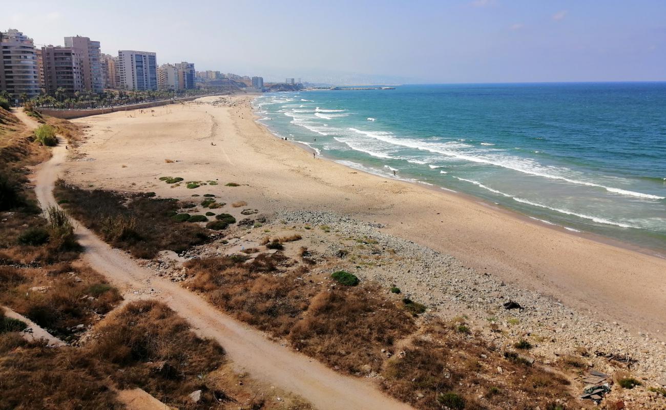 Foto af Ramlet Al Baida Beirut med lys sand overflade