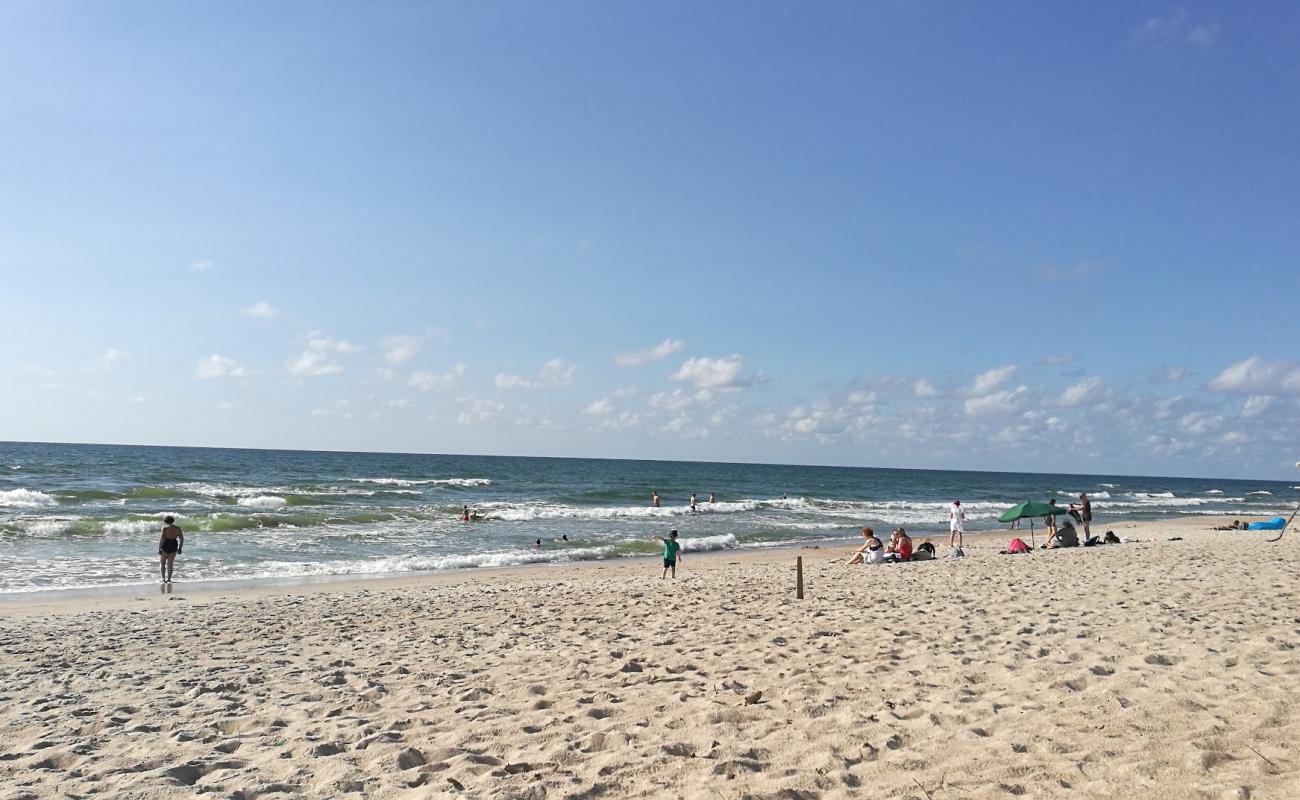 Foto af Juodkrante beach med lys sand overflade