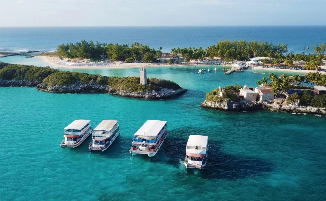 Foto af Blue Lagoon Island Strand med lys fint sand overflade