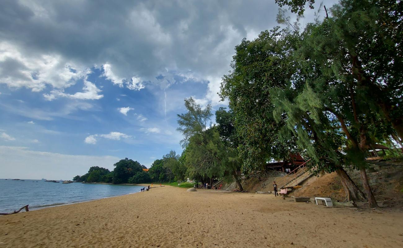 Foto af Tanjung Bidara Beach med lys sand overflade