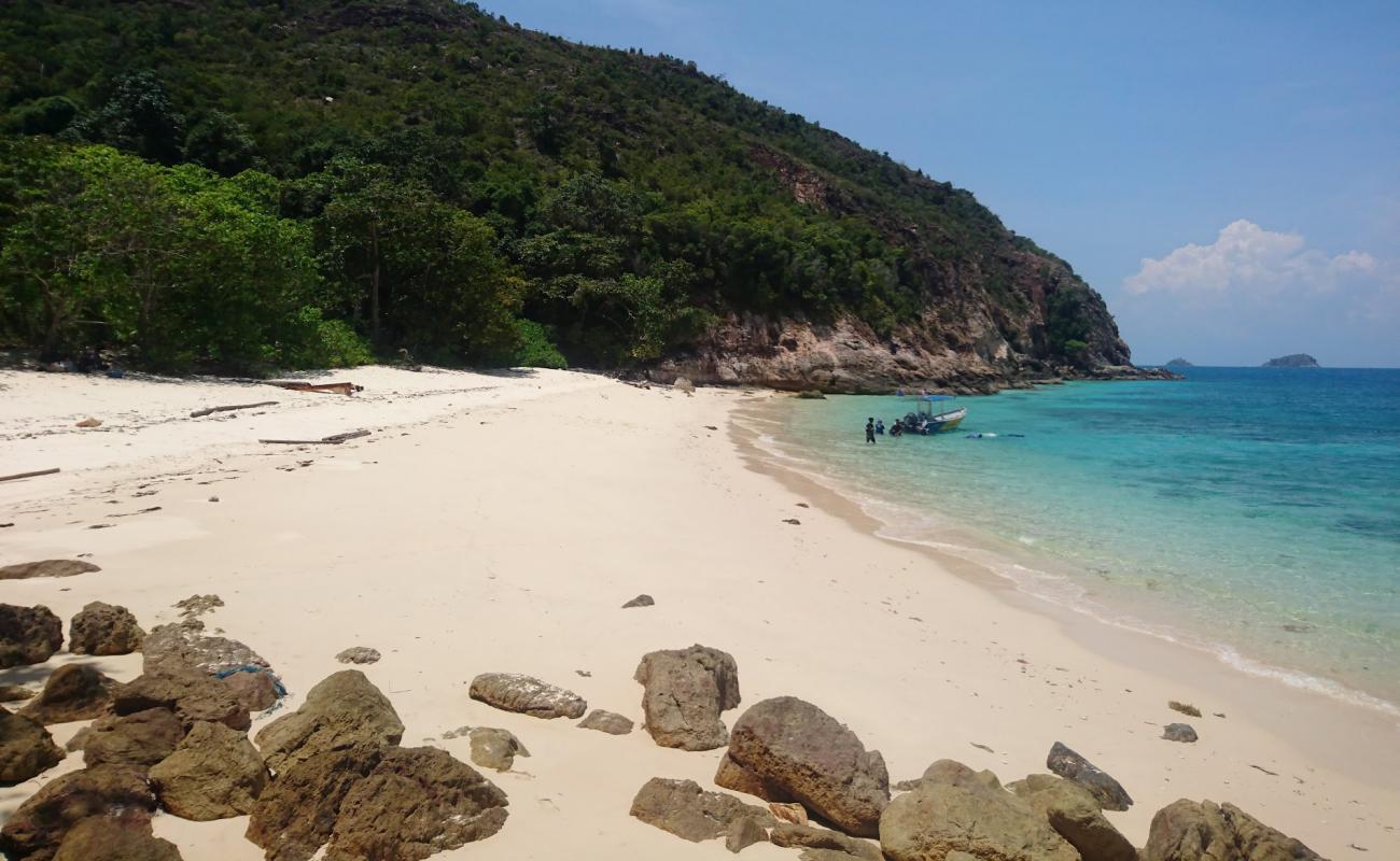 Foto af Pulau Sembilang med hvidt sand overflade