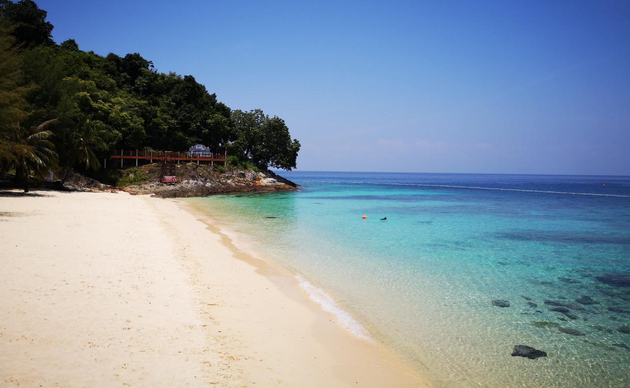 Foto af Chagar Hutang Beach med lys sand overflade