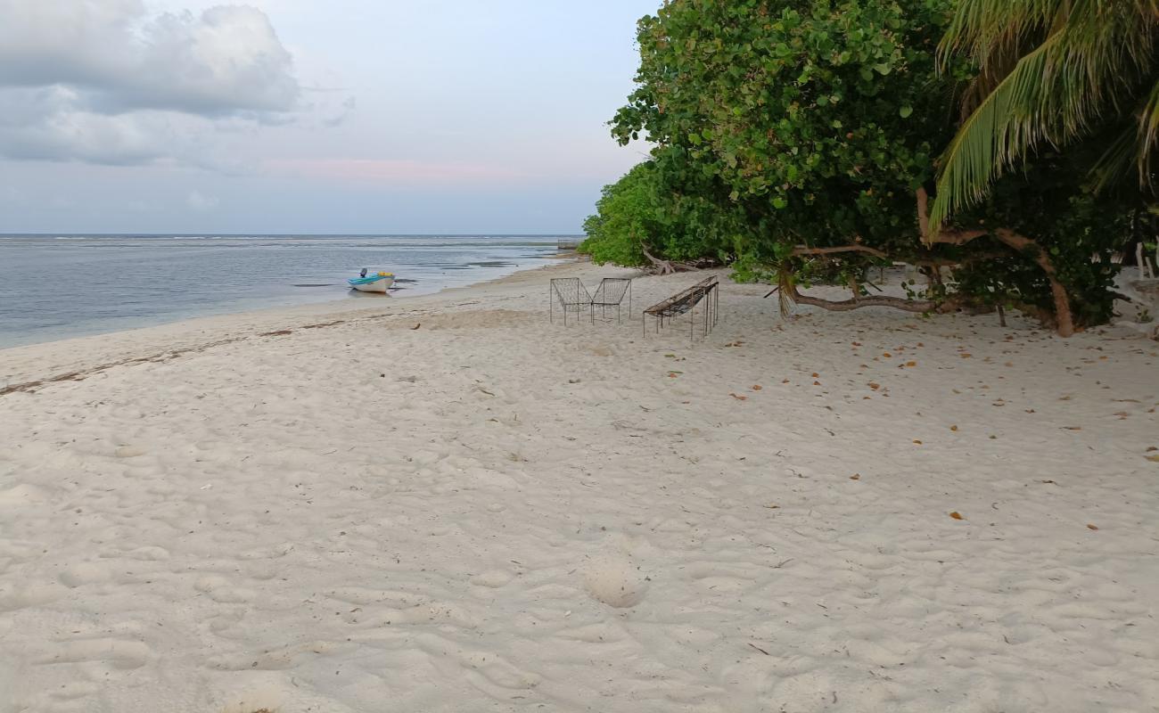 Foto af Gemanafushi North Beach med hvidt sand overflade