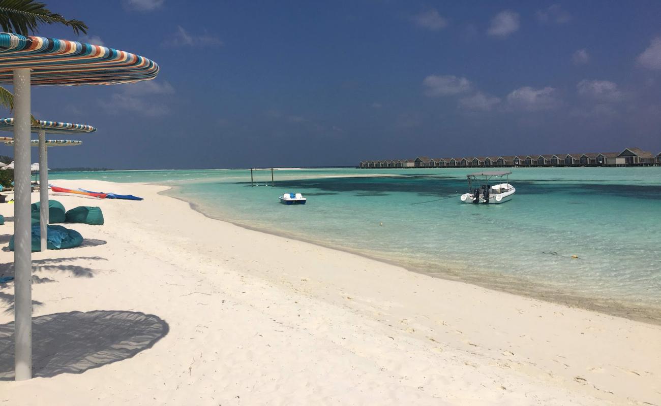 Foto af LUX South Ari Atoll med hvidt fint sand overflade