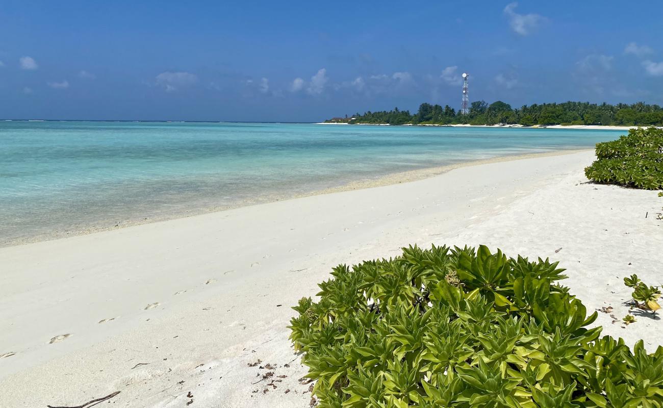 Foto af Mathiveri Finolhu med hvidt sand overflade