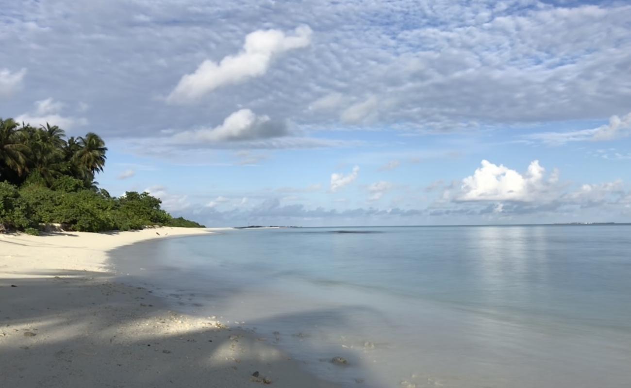 Foto af Fenfushee Island med hvidt sand overflade