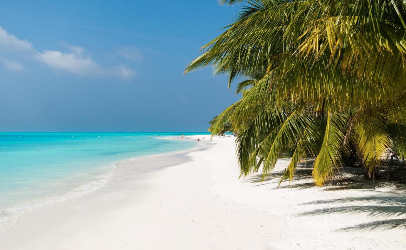 Foto af Meeru Island Resort med hvidt sand overflade