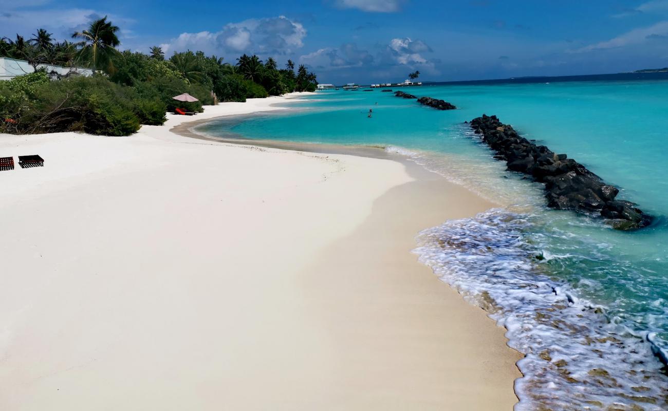 Foto af Dhigali Island Strand med lys fint sand overflade