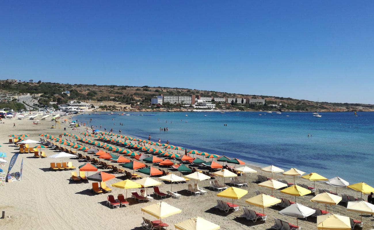 Foto af Ghadira Bay med lys sand overflade