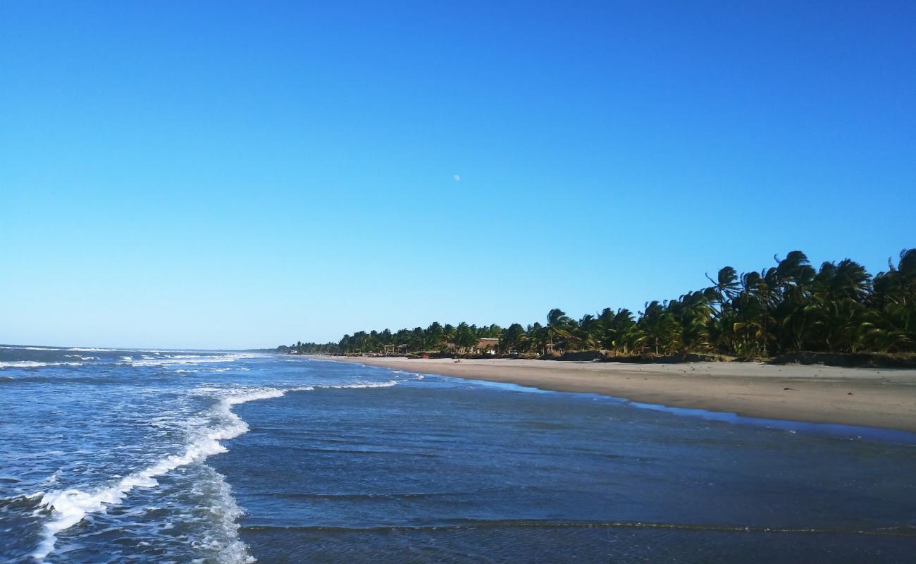 Foto af Playa Villa Cuahutemos med lys sand overflade