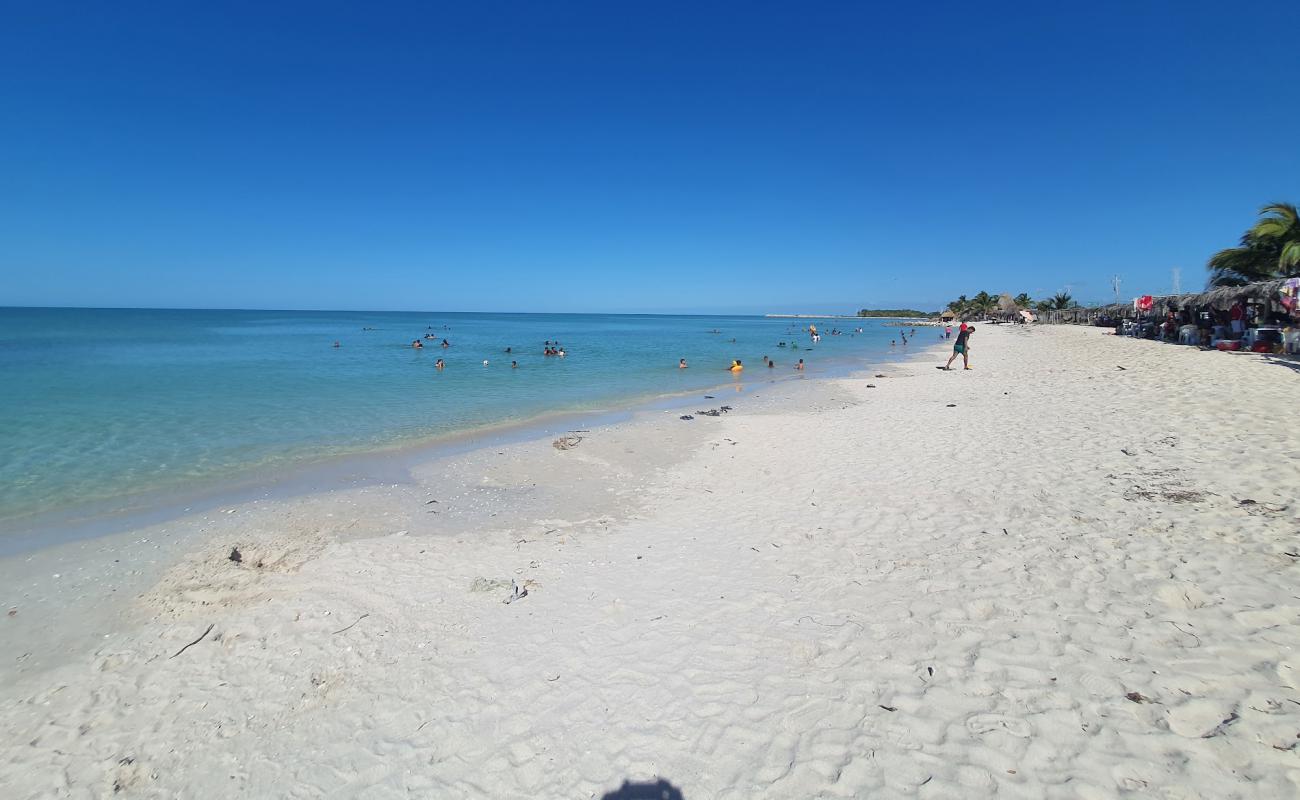 Foto af Playa Sabancuy med lys sand overflade