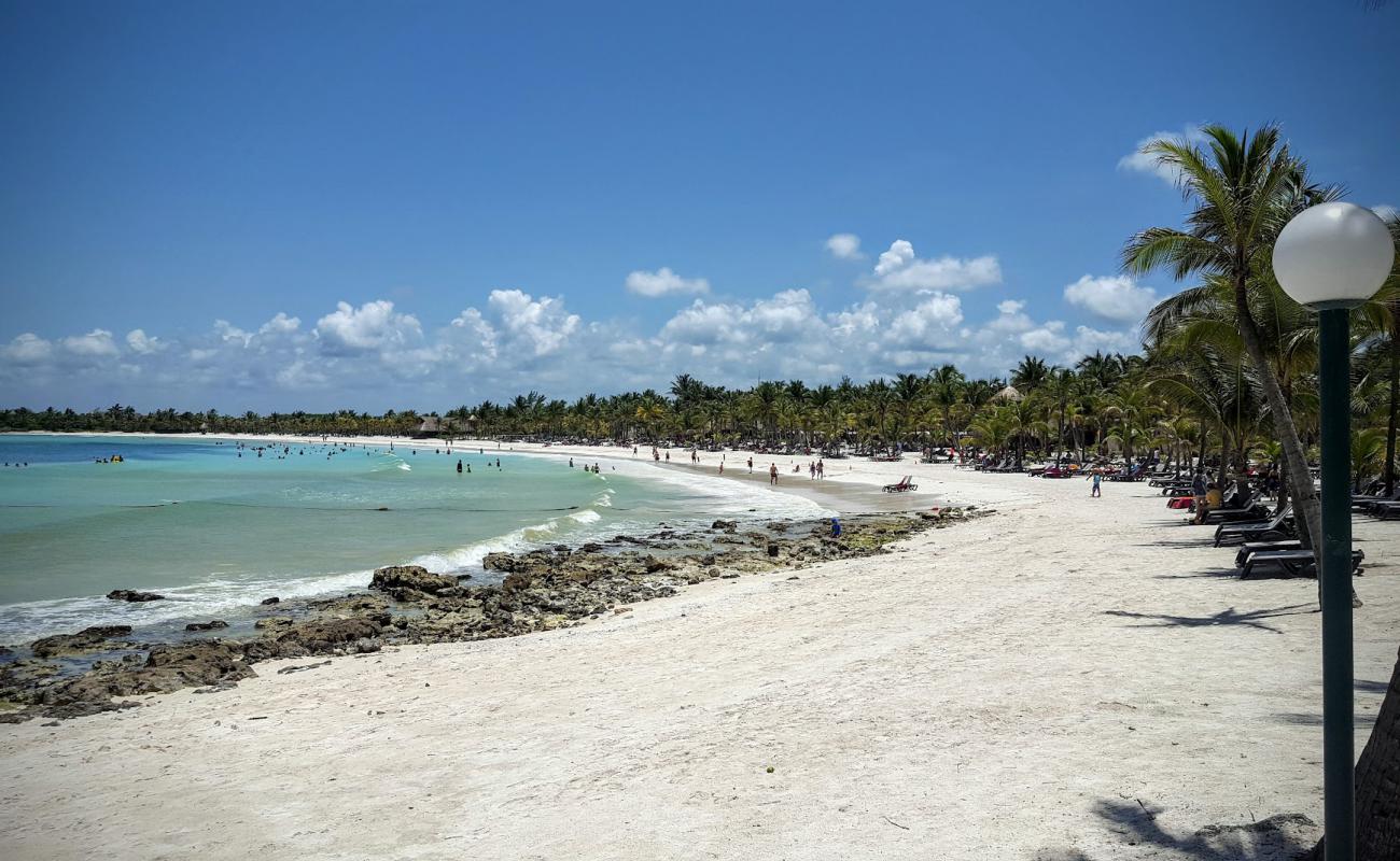 Foto af Riviera Maya beach med lys sand overflade