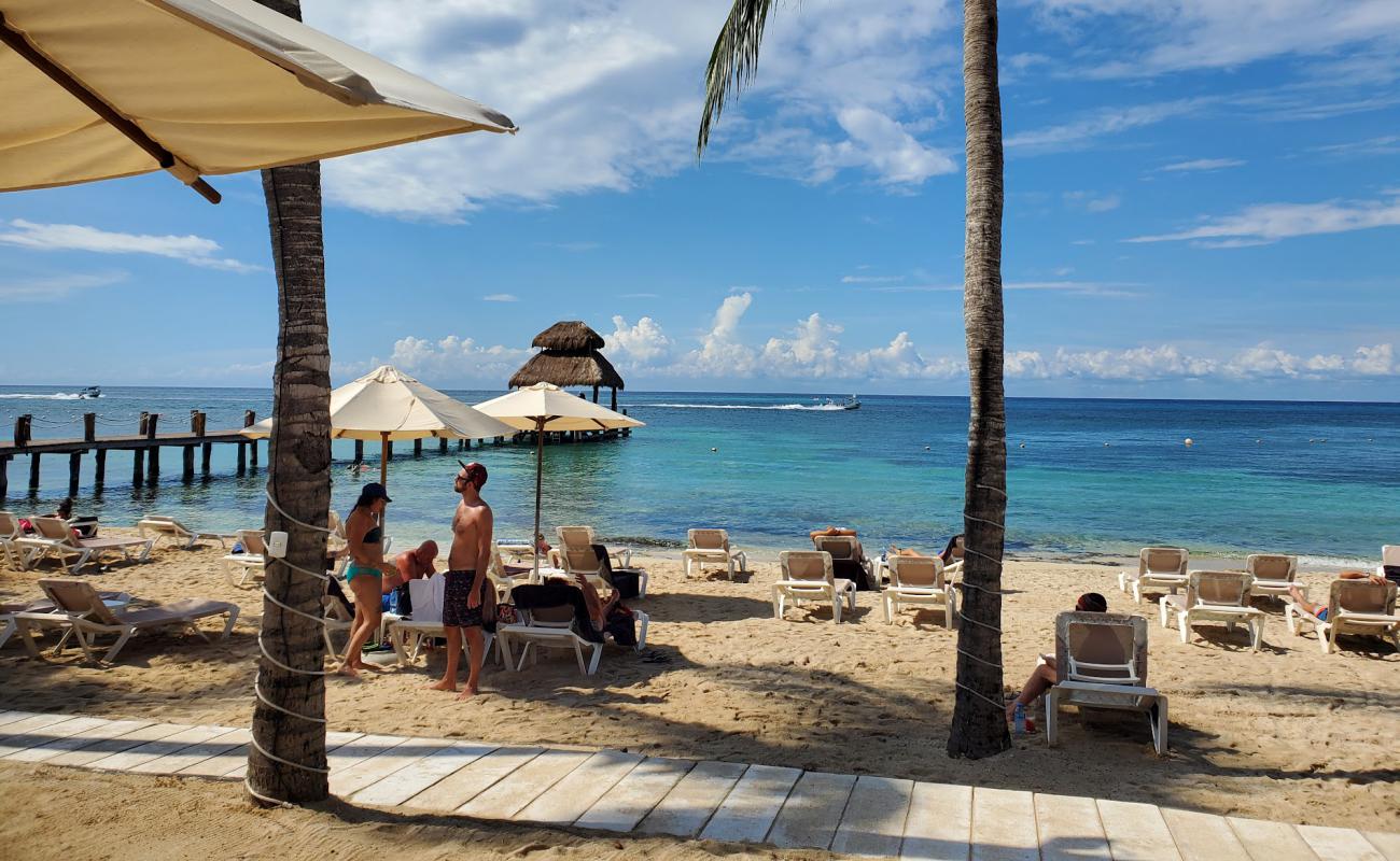 Foto af Cozumel paradise beach med lys fint sand overflade