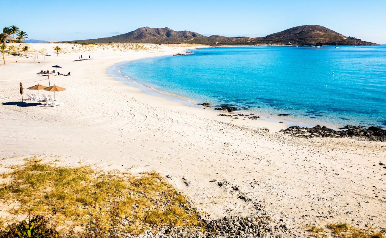 Foto af Playa de Los Muertos med lys sand overflade