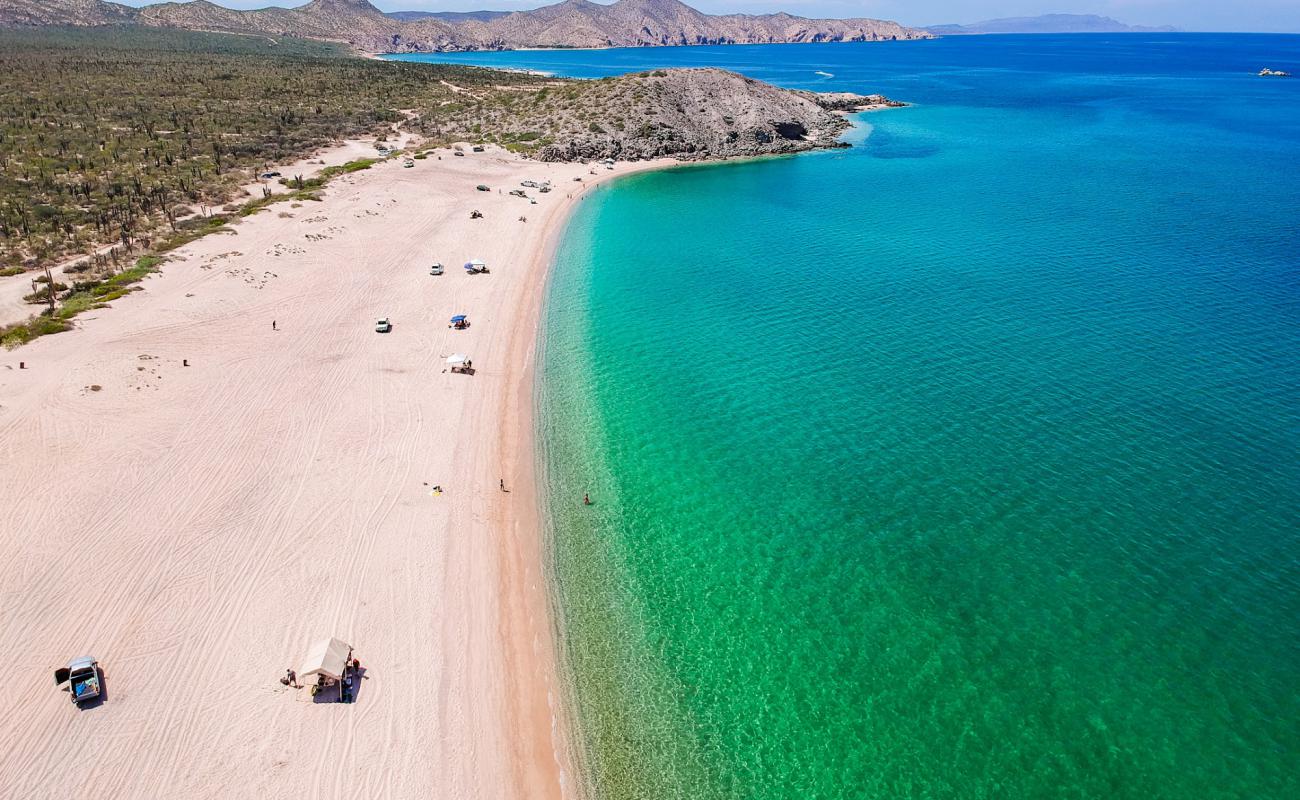 Foto af El Saltito Stranden med lys sand overflade