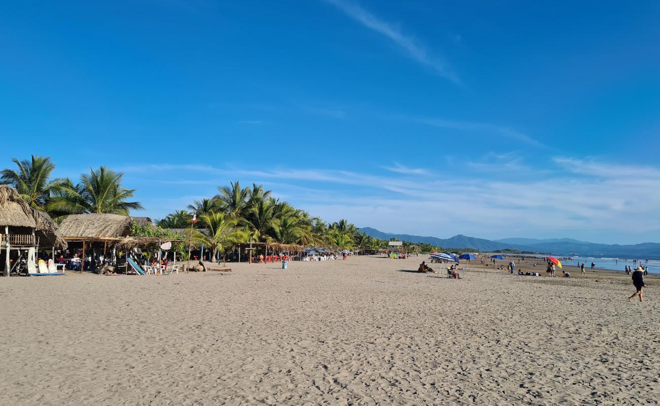 Foto af El Borrego beach med lys fint sand overflade