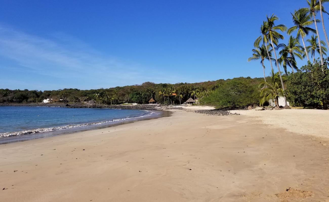 Foto af Chacalilla beach med lys skaldesand overflade