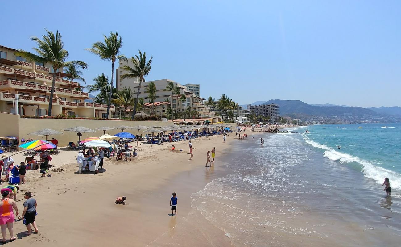 Foto af Las Glorias beach med lys sand overflade