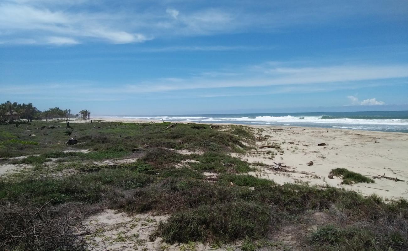 Foto af Playa Hornitos med lys fint sand overflade