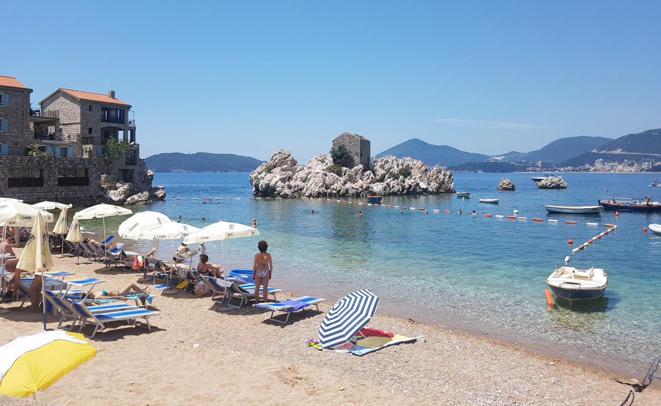 Foto af Przno beach med let sand og småsten overflade