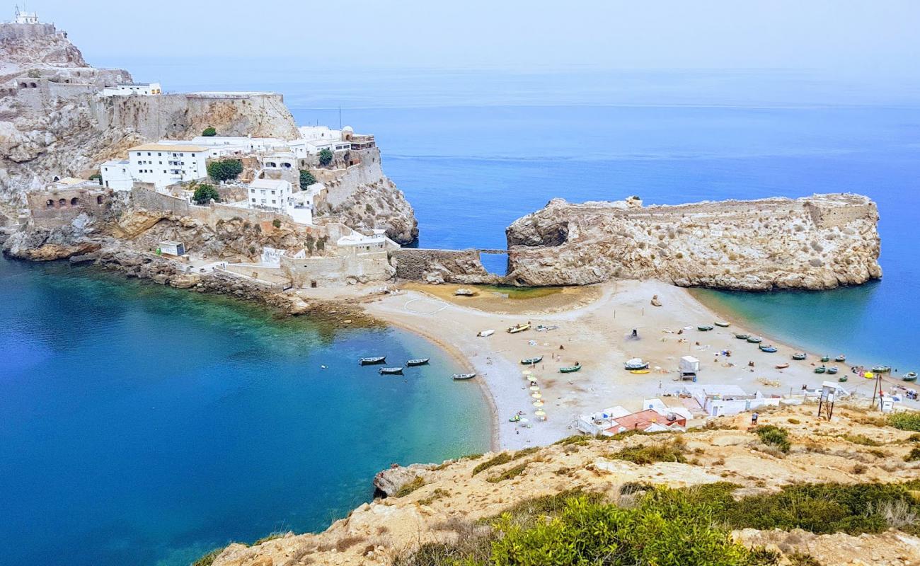 Foto af Padis beach med grå fin sten overflade